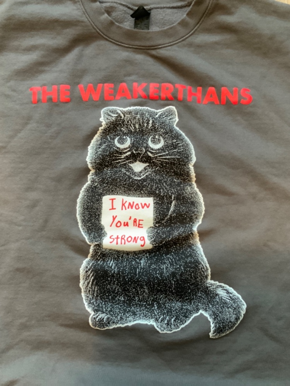The Weakerthans crew neck sweatshirt Large charcoal - Picture 2 of 3